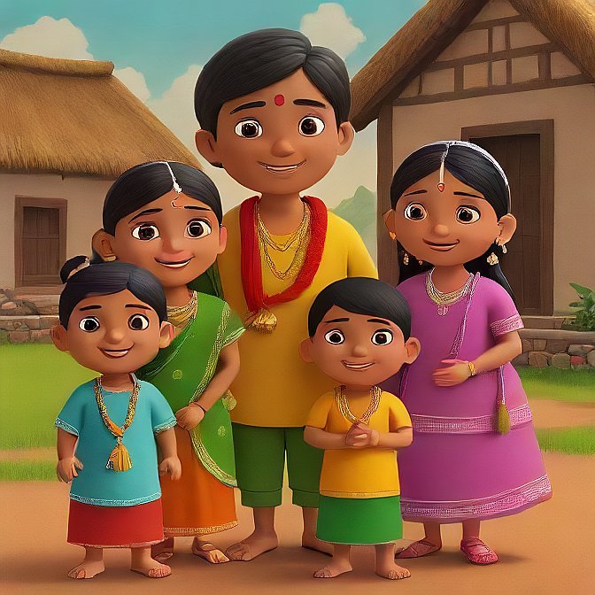 3D cartoon character art